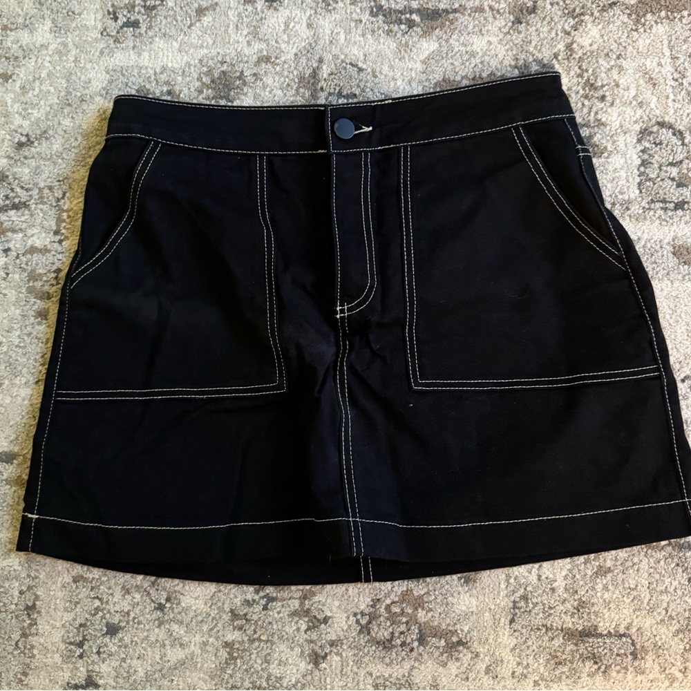 Zara black mini skirt